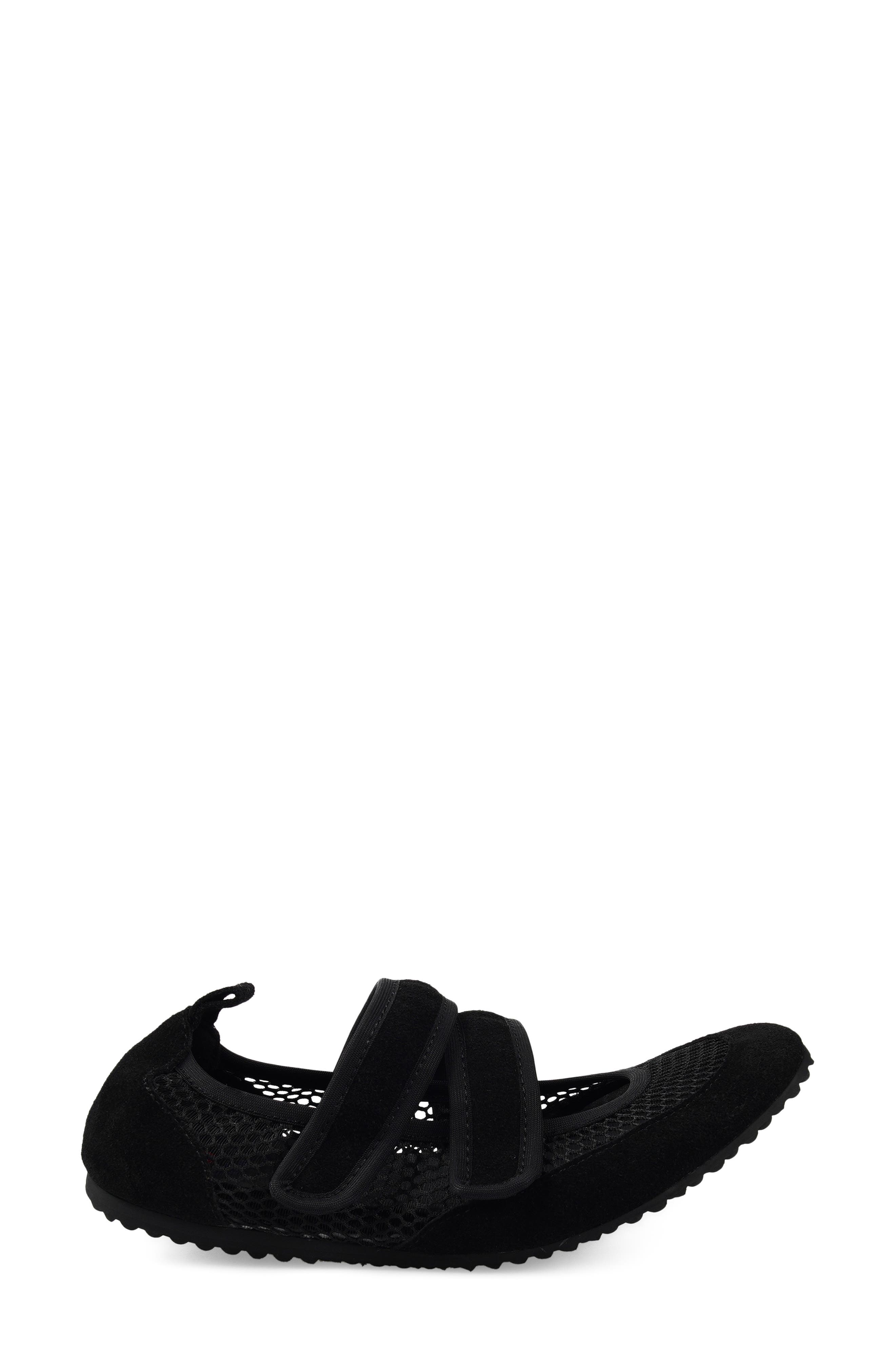 National Comfort Mary Jane Flat, Alternate, color, Black Suede