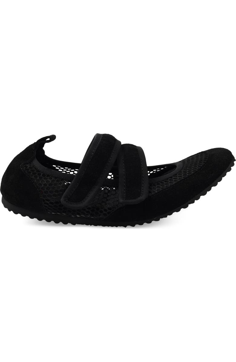 National Comfort Mary Jane Flat, Alternate, color, Black Suede