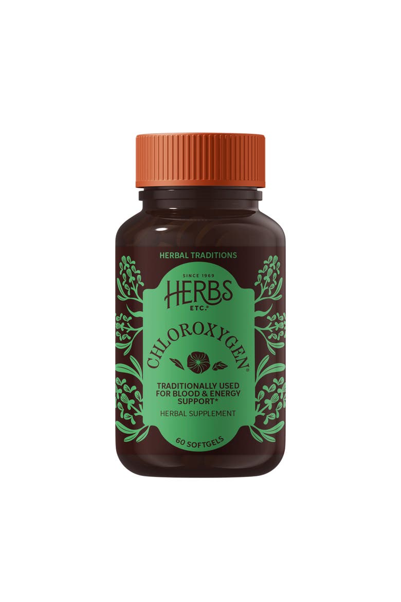 ChlorOxygen Chlorophyll Concentrate - Aids Healthy Blood Circulation - High-Altitude Environment Support - Energy Support - 60 Softgels, Main, color, No Color