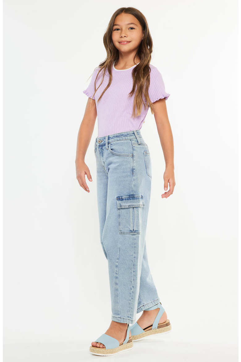 Trinity Low Slung Horseshoe Jeans, Alternate, color, Medium Wash