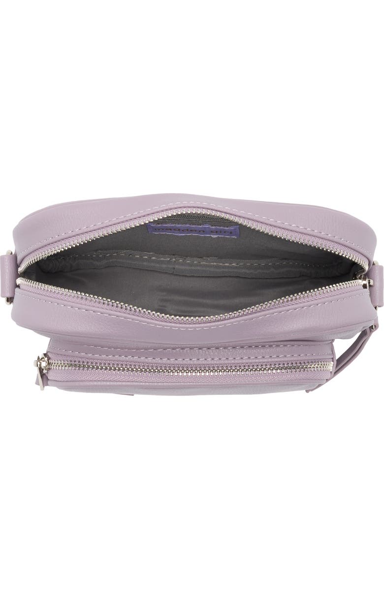 Madden Girl Faux Leather Cargo Camera Bag, Alternate, color,