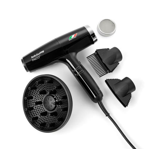 Babylisspro Nano Titanium Professional Italian High-speed Falco Dryer In Black