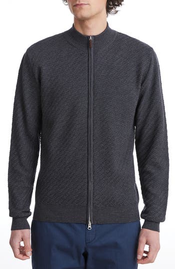 Emanuel Berg Light Gauge Merino Wool Zip Cardigan