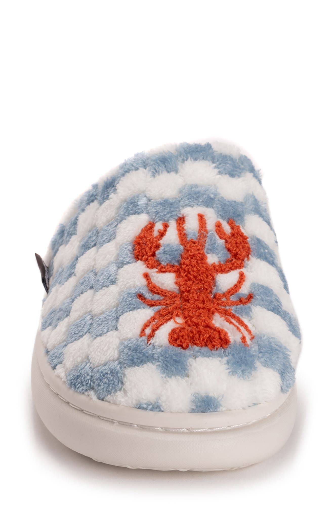 Joss Faux Shearling Lined Slipper, Alternate, color, BLUE LOBSTER