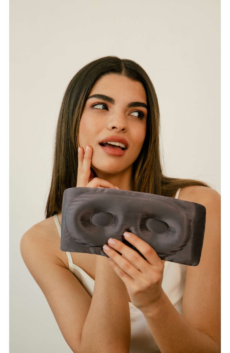 Drowsy Sleep Co. Eyelash Protecting Sleep Mask, Alternate, color, Moonlight Shadow