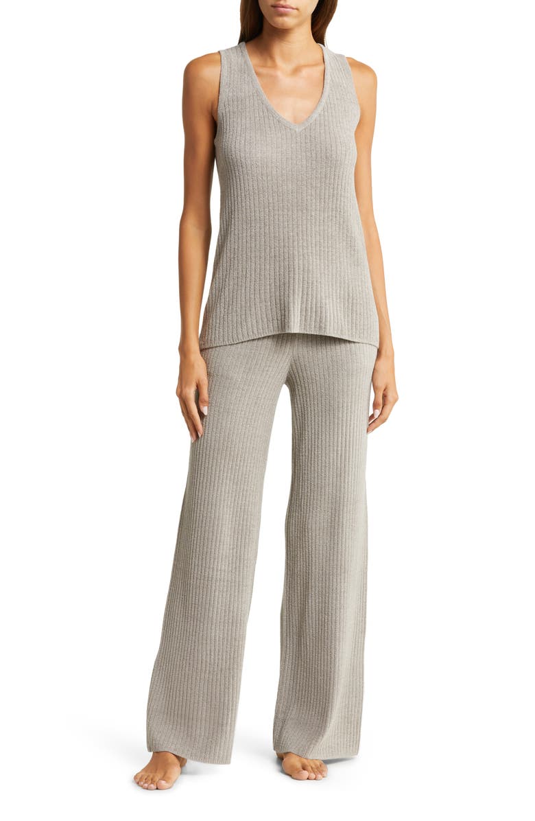 Barefoot Dreams<sup>®</sup> CozyChic Ultra Lite<sup>®</sup> Ribbed Lounge Tank & Pants, Main, color, 