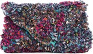 Dries Van Noten Mini Embroidered Ruffle Envelope Clutch