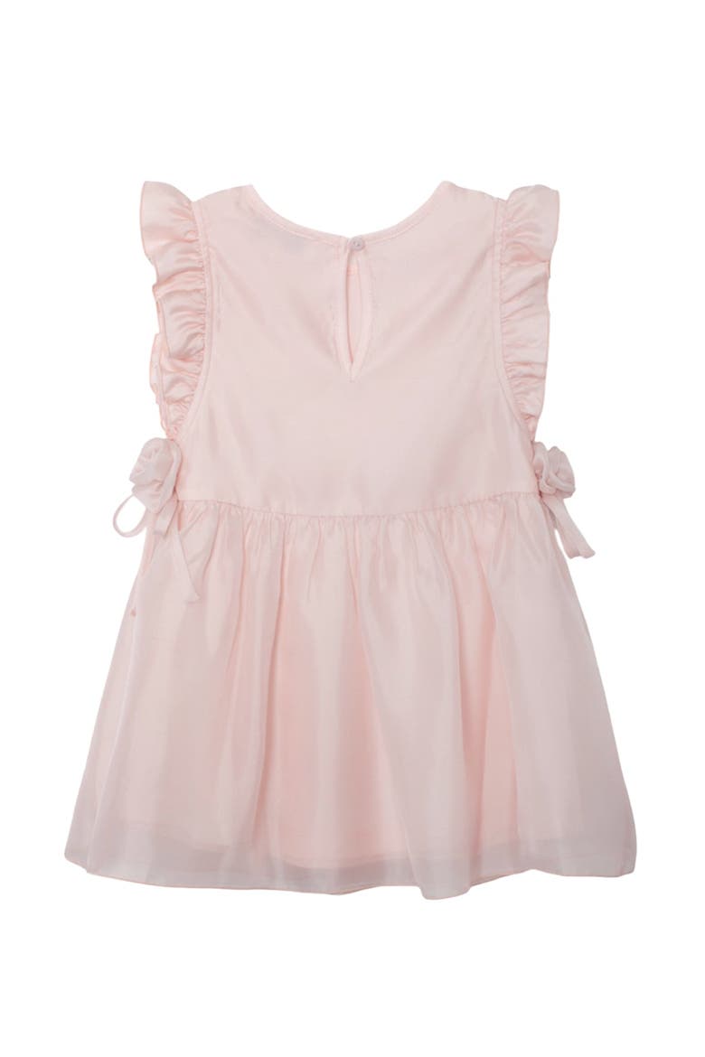 Sweet Peony Sleveless Flutter Sleeve Dress, Alternate, color, Pink