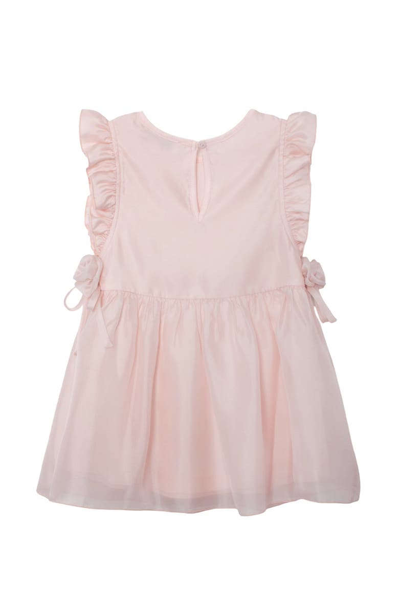 Isobella & Chloe Sweet Peony Sleveless Flutter Sleeve Dress, Alternate, color, Pink