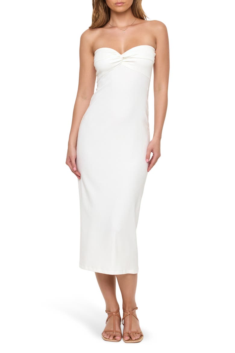 Lisette Strapless Rib Cover-Up Dress video