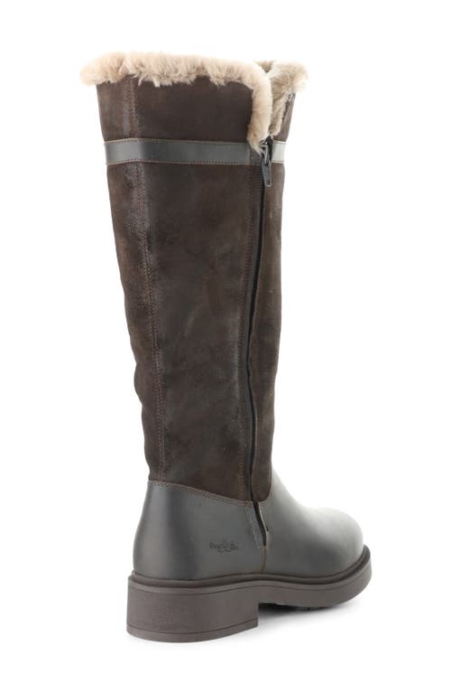 Bos. & Co. Neva Waterproof Genuine Shearling Boot In Brown