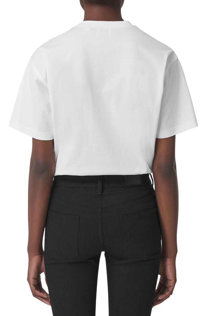 Burberry Irem Check Pocket Oversize Cotton T-Shirt, Alternate, color, 