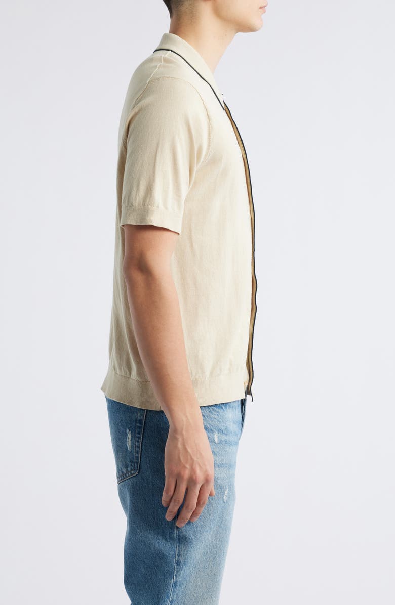 NN07 Nolan Organic Cotton Cardigan, Alternate, color, Ecru