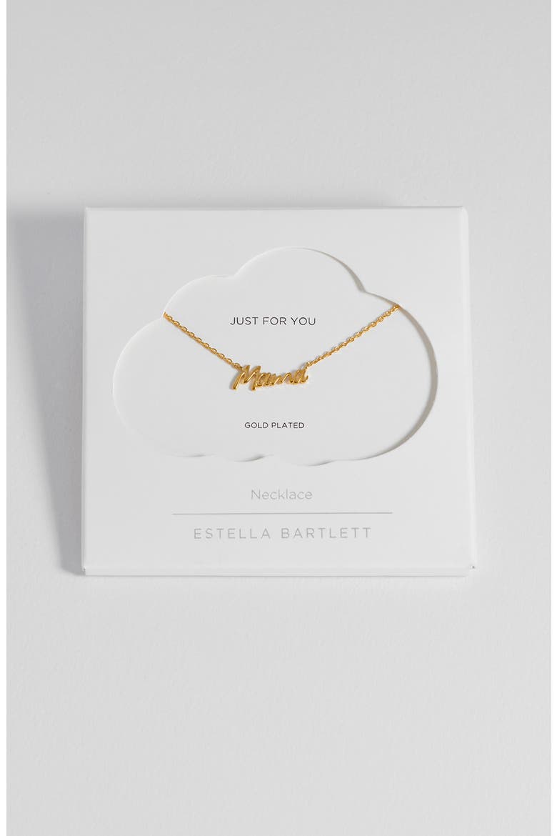 Mama Pendant Necklace, Alternate, color, GOLD