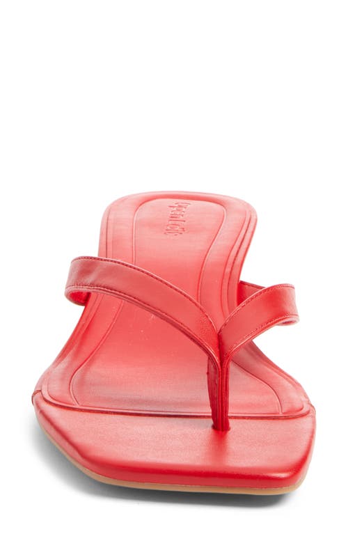 Open Edit Tori Kitten Heel Sandal In Red Rapture