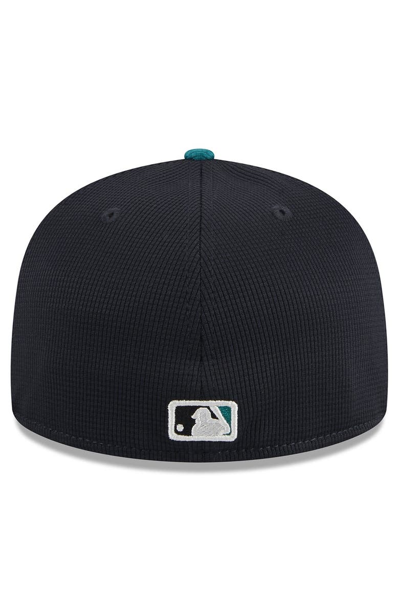 New Era Men's New Era  Cream Seattle Mariners 2024 Batting Practice 59FIFTY Fitted Hat, Alternate, color, 