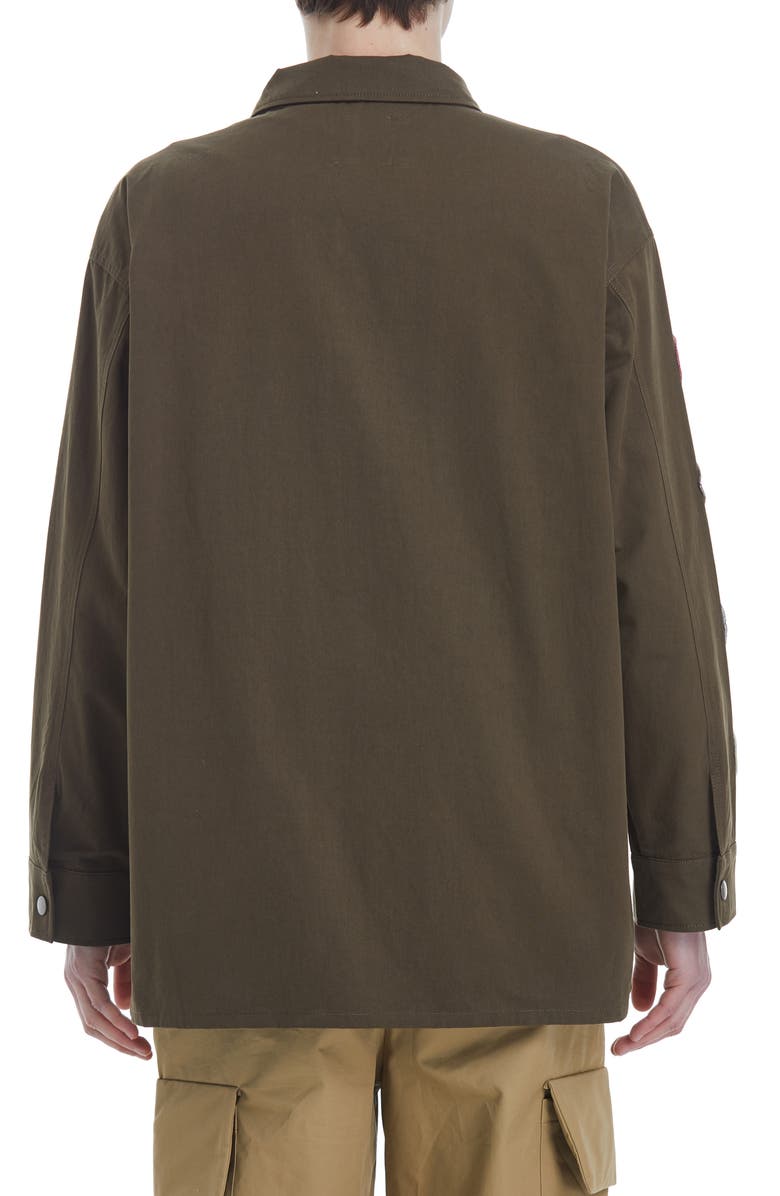 FOUND Oversize Patch Cotton Work Jacket, Alternate, color,