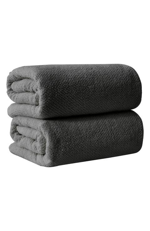 Cotton 2-Pack Oversized Bath Sheet Set