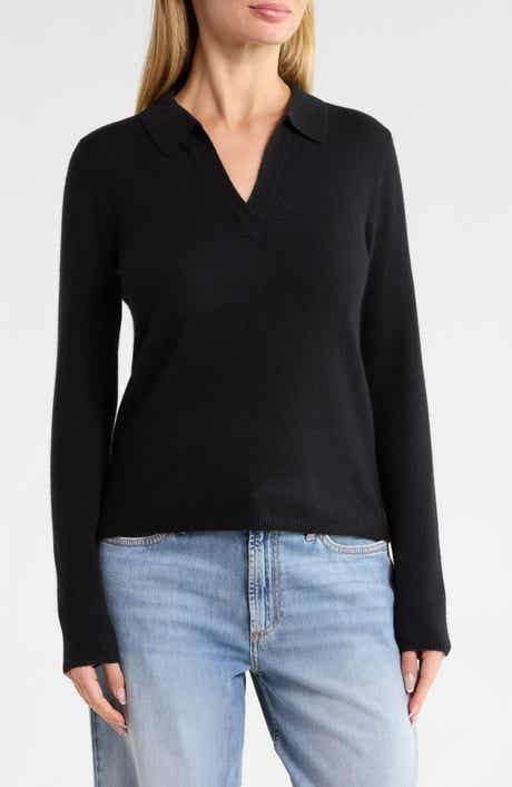 Cashmere Polo Sweater