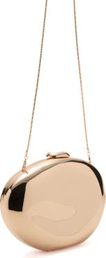 MANGO Metallic Oval Clutch