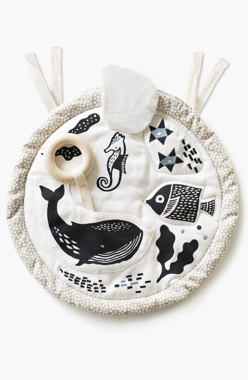 Wee Gallery Baby Sensory Activity Pad In Blue