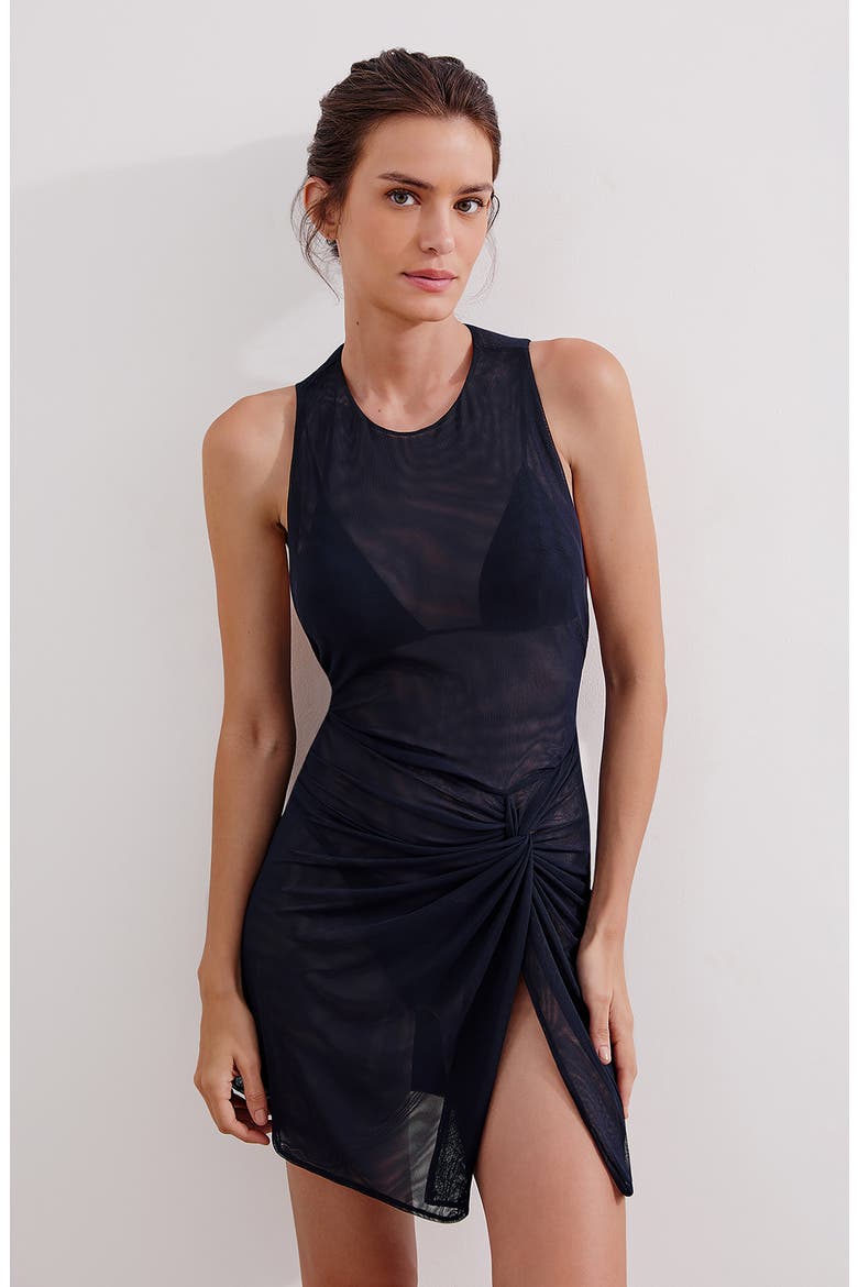 Mila Cover-Up Dress, Alternate, color, BLUE OCEAN