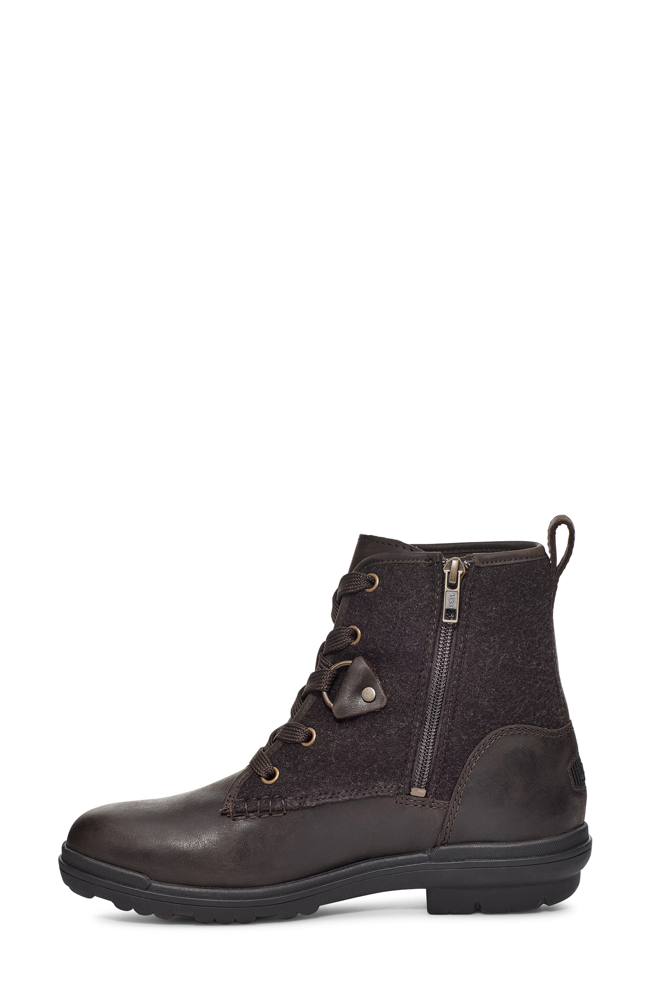 Hapsburg Waterproof Lace-Up Boot, Alternate, color, STOUT LEATHER