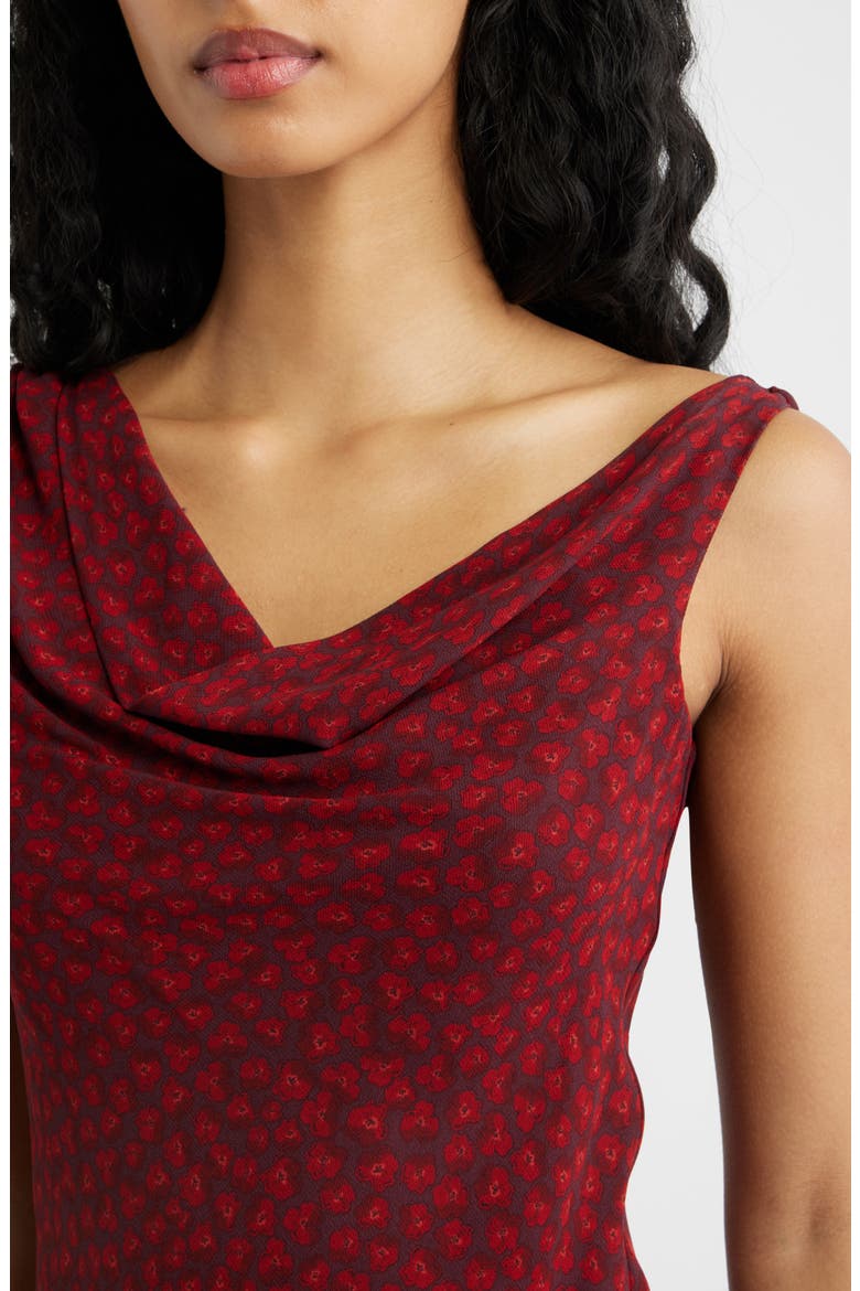 Kristine Floral Sleeveless Georgette Minidress, Alternate, color, NICOLE