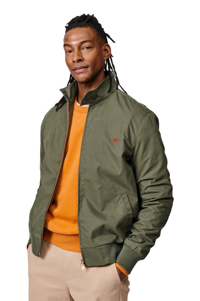 Authorpe Harrington Bomber Jacket, Main, color, Khaki