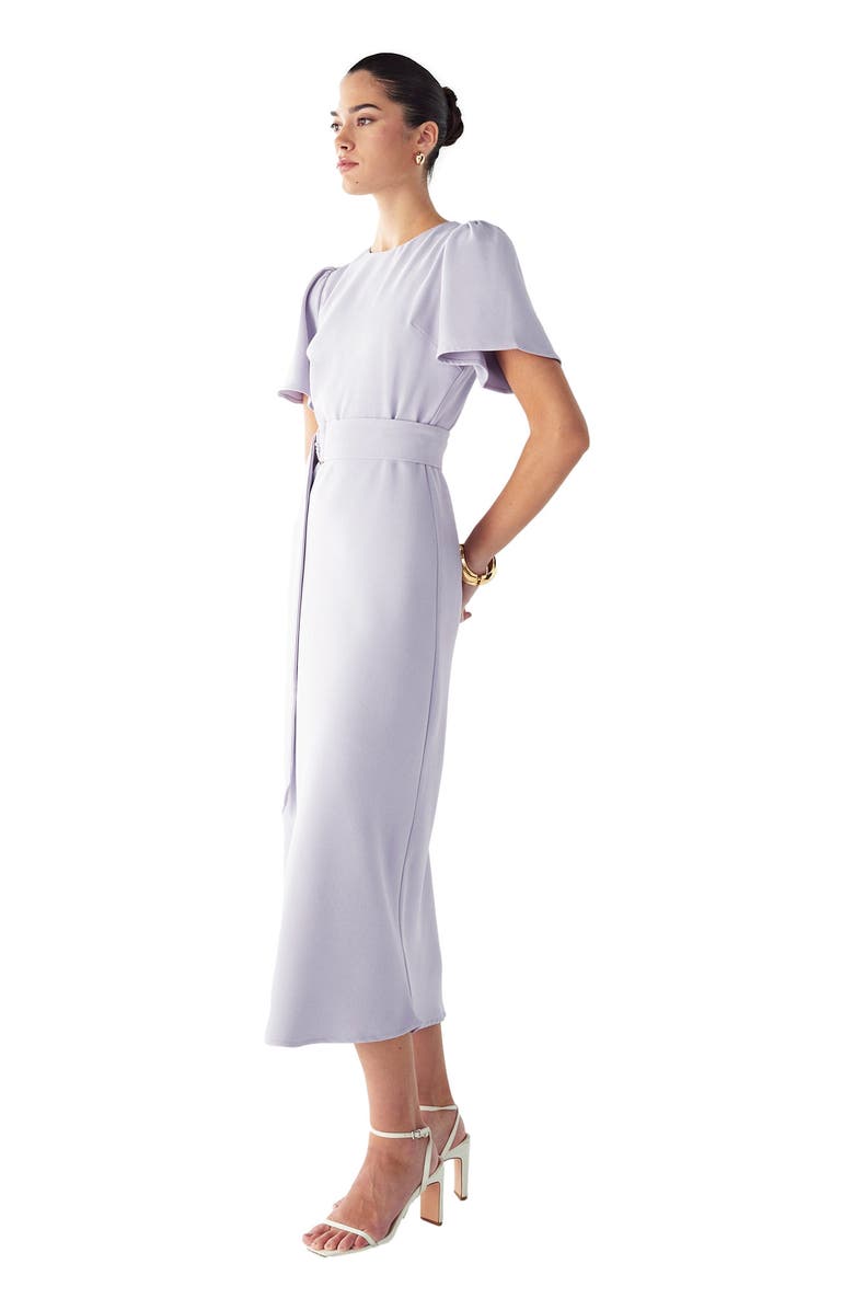 WILLA Bessi Midi Dress, Alternate, color, Dusty Lilac