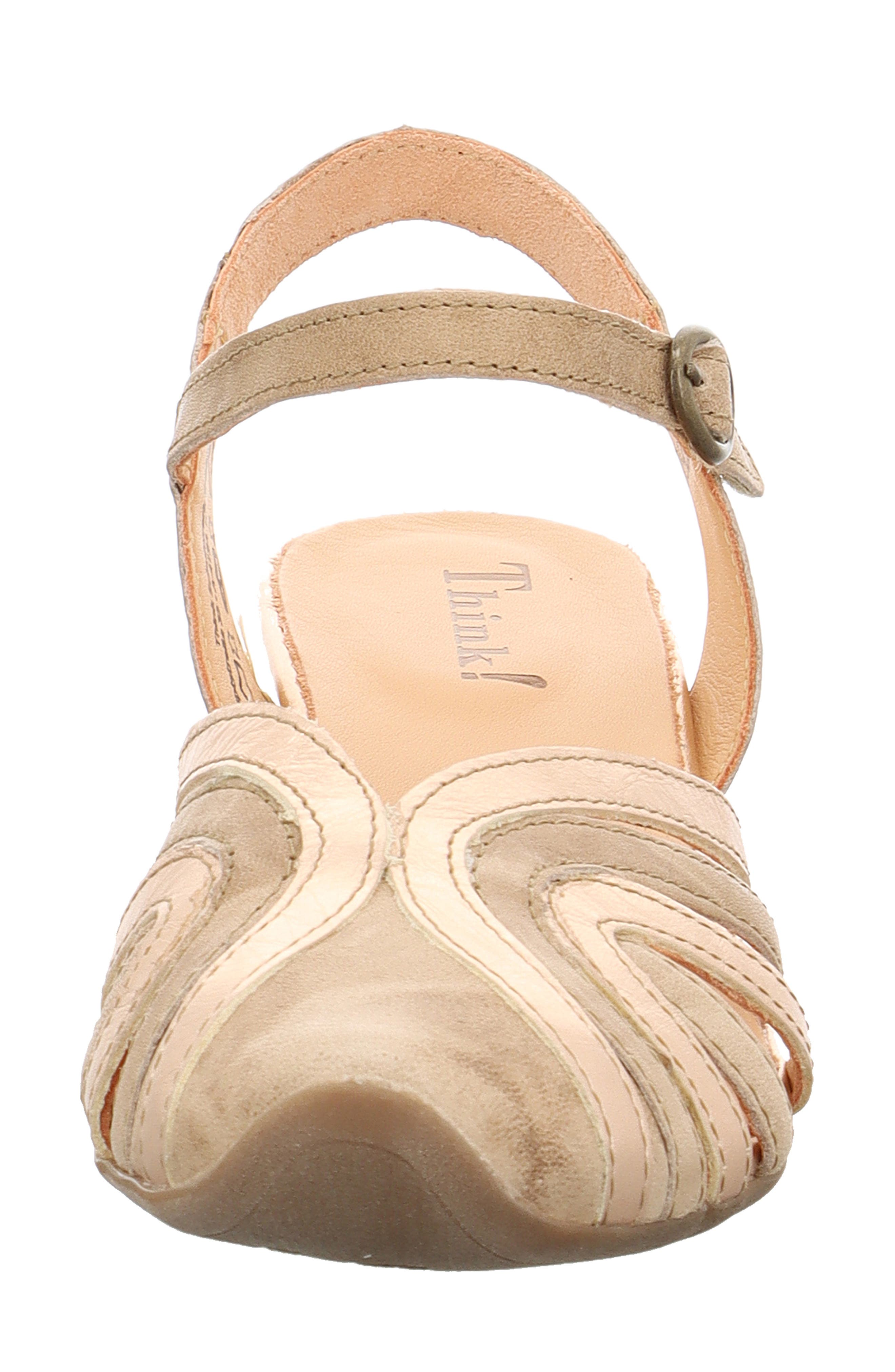 Think! Aida Pump, Alternate, color, Linen/ Kombi