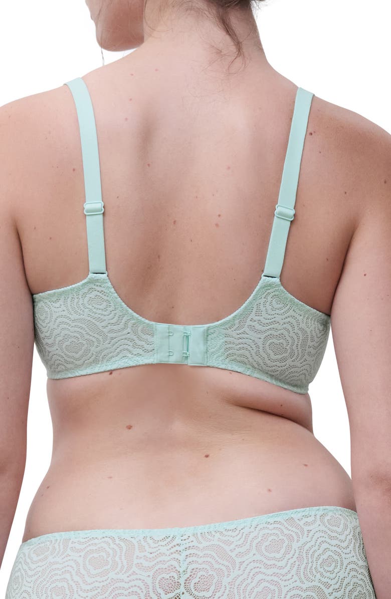 Chantelle Lingerie C Jolie Underwire Demi Bra, Alternate, color, Peppermint