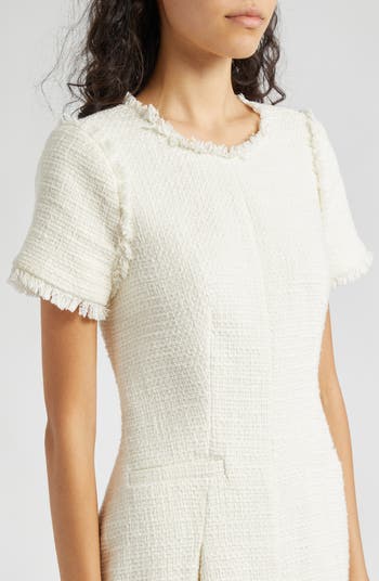 Nova Tweed Fit & Flare Dress