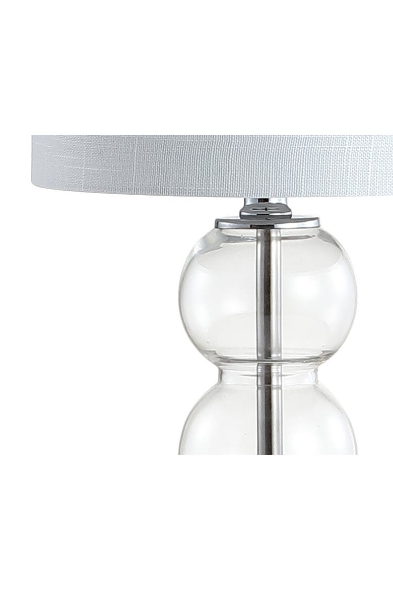 February Glass/Metal LED Table Lamp, Alternate, color, Clear/Chrome