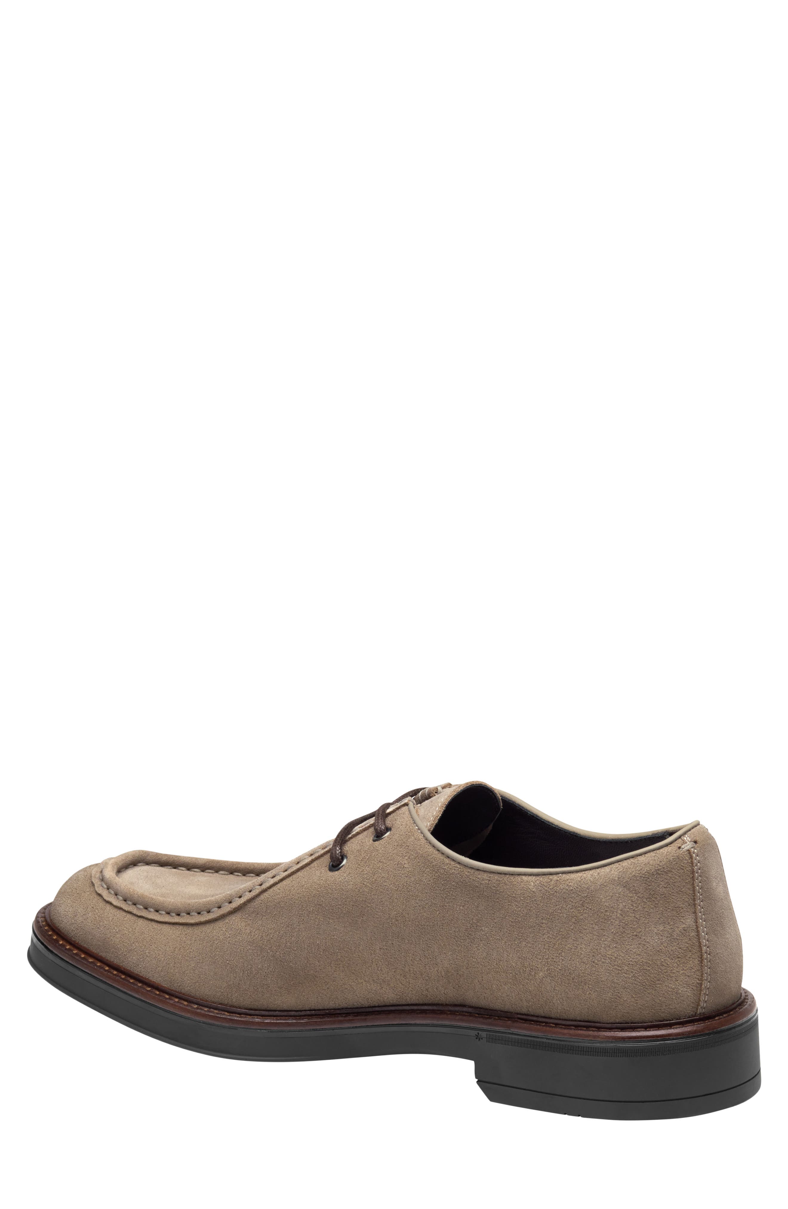 Brady Moc Toe Shoe, Alternate, color, GRAY SUEDE