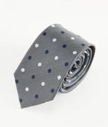 Knottery & Co Polka Dot Silk Jacquard Tie