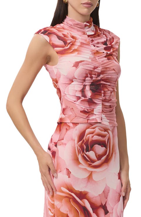 Jolie Mock Neck Sleeveless Top