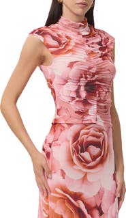 AFRM Jolie Mock Neck Sleeveless Top