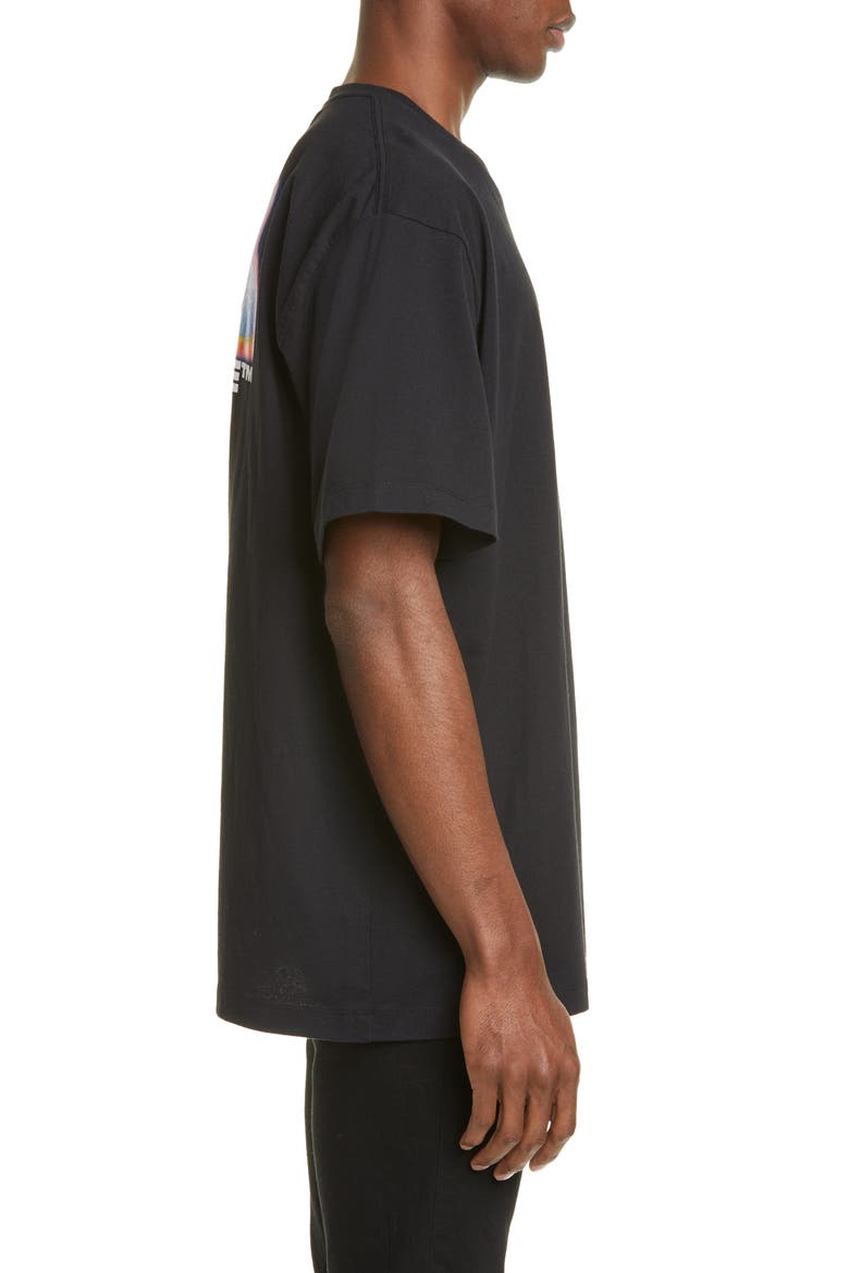 Thermo Oversize Graphic T-Shirt, Alternate, color, BLACK MULTICOLOR
