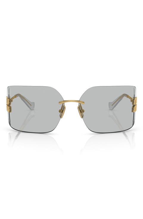 80mm Oversize Irregular Sunglasses