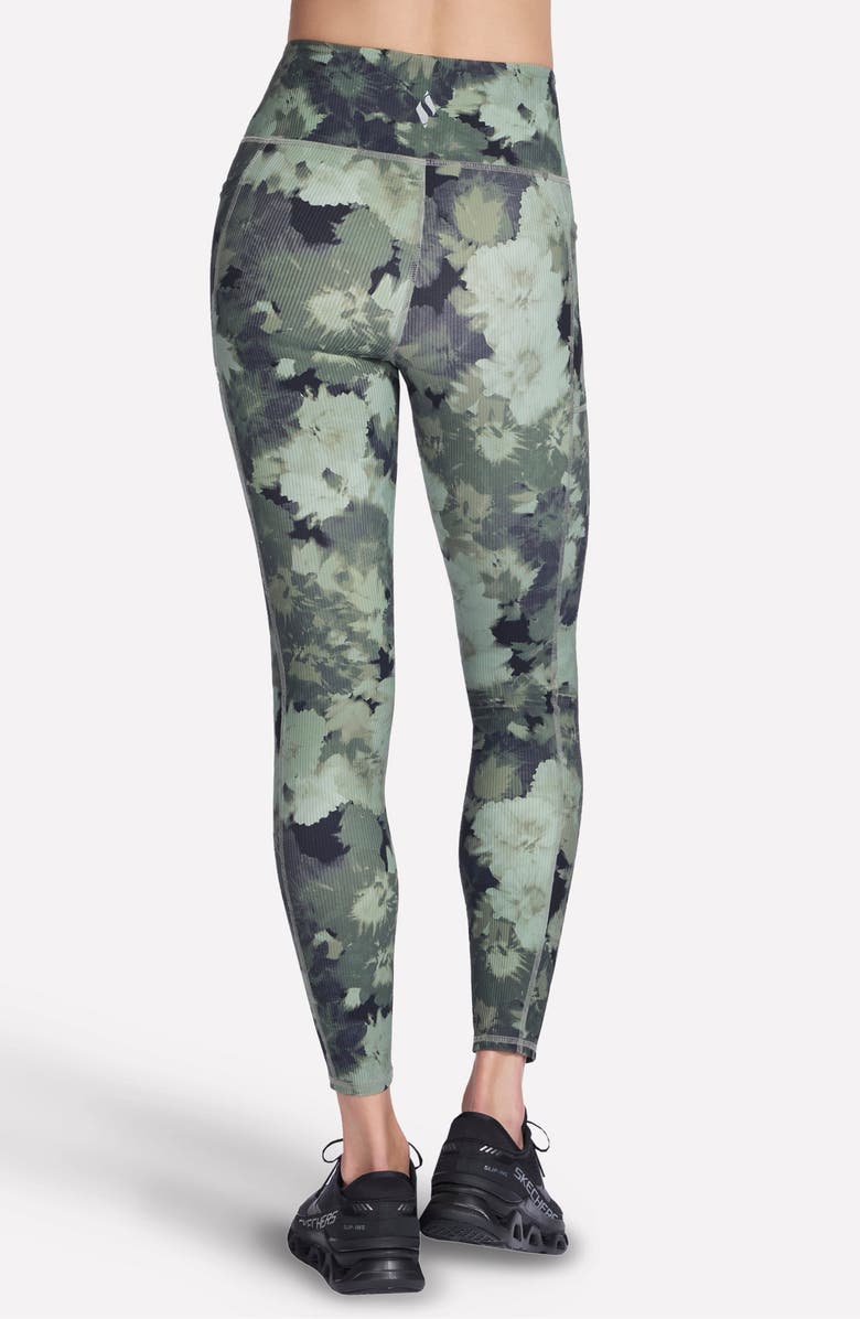 SKECHERS GO FLEX RIB Inbloom Full Length High Waist Pocket Leggings, Alternate, color, 