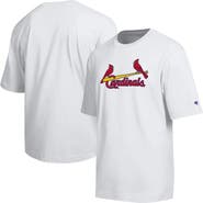 Champion Men's Champion White St. Louis Cardinals All Star Arched Chenille Wordmark T-Shirt