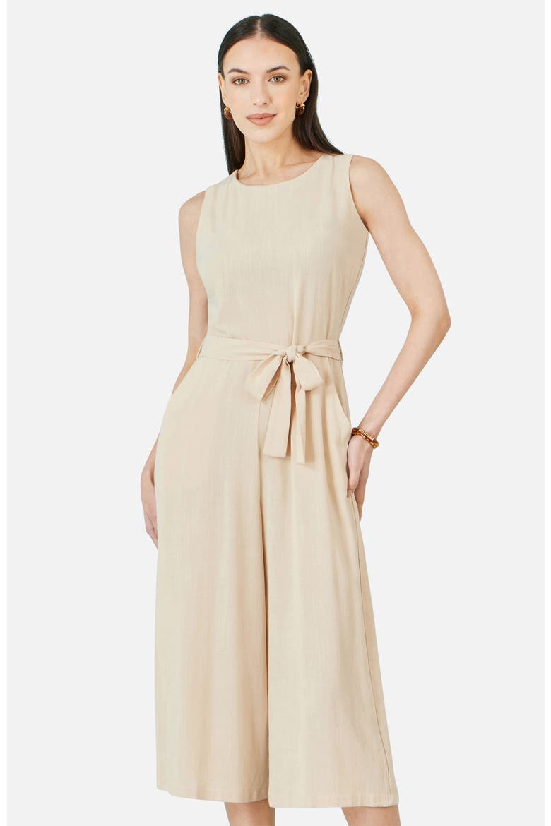 Culotte Jumpsuit, Main, color, Natural