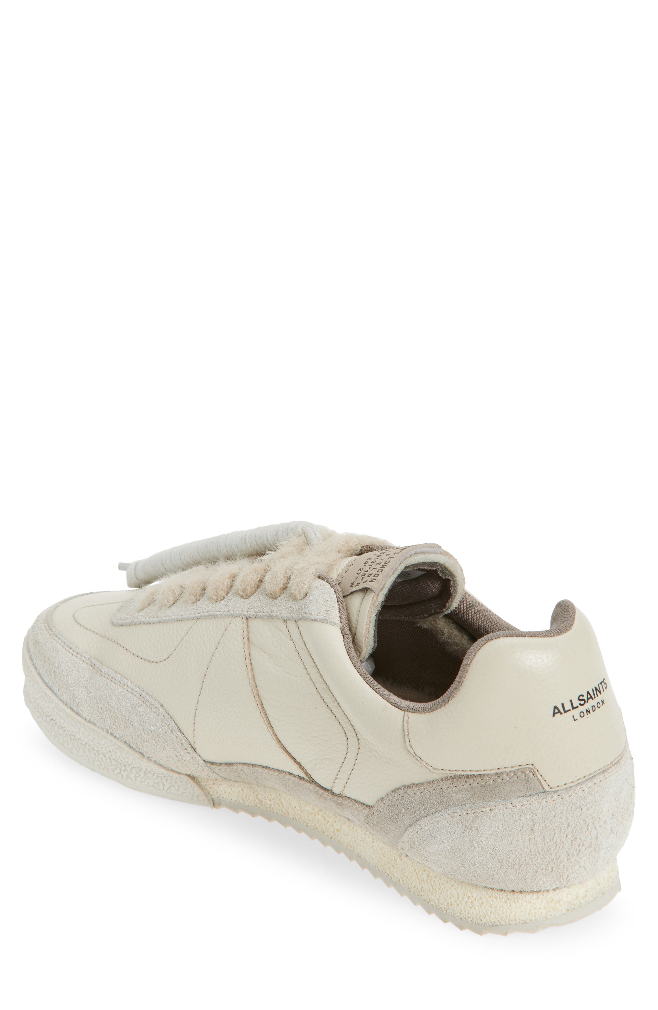 AllSaints Harri Low Top Sneaker, Alternate, color, Chalk White/ White