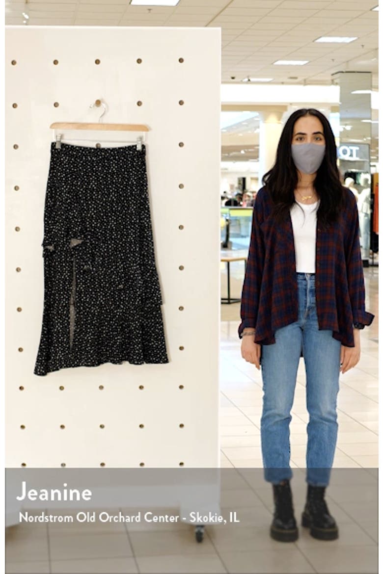 Polka Dot Ruffle Detail Skirt video