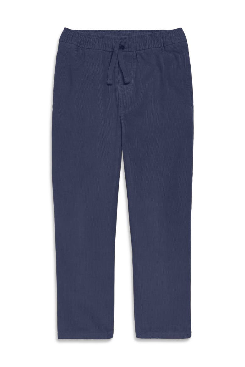 Kids Stretch Corduroy Drawstring Pant, Main, color, Navy