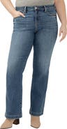 Silver Jeans Co. Avery Curvy Relaxed Straight Leg Trouser Jeans