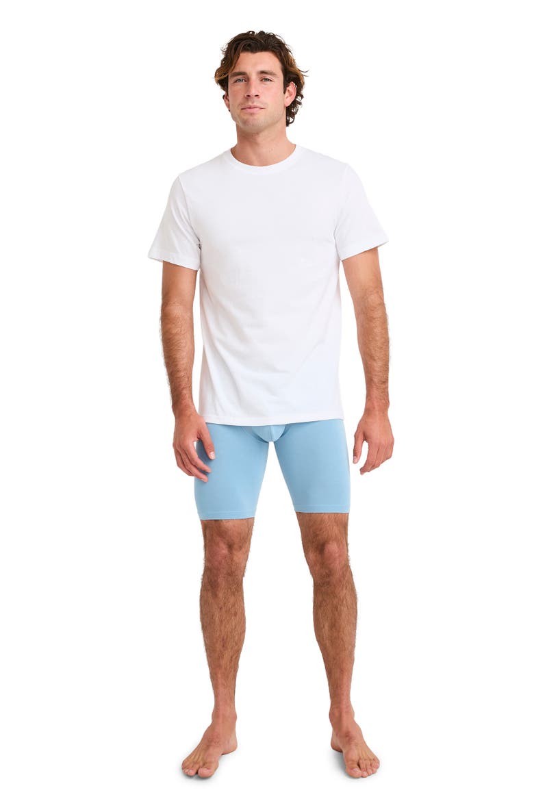 Men's 100% Cotton Classic Crew Neck Undershirt - 3 Pack, Alternate, color, White