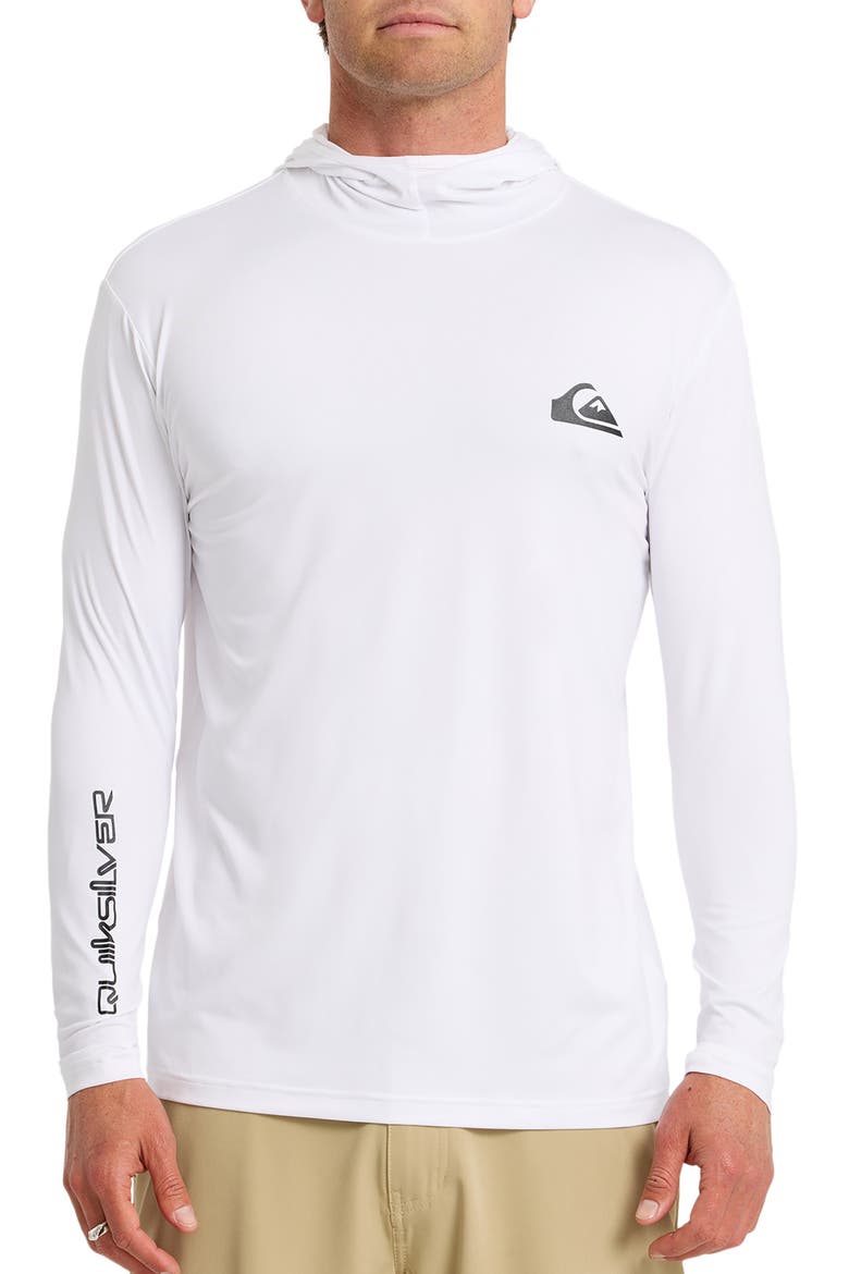 Everyday Surf UPF 50+ Long Sleeve Hooded Shirt, Main, color, WHITE