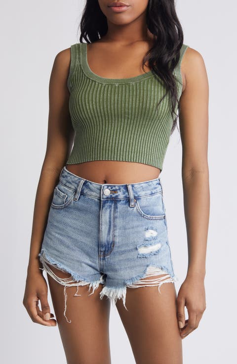 Taylor Crop Sweater Tank